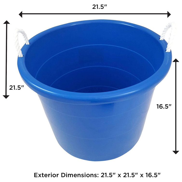 Plastic bucket deals sizes